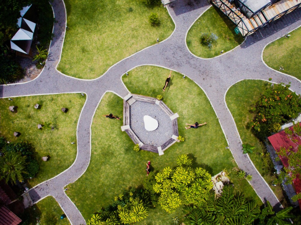 ONDA Boquete aerial garden view