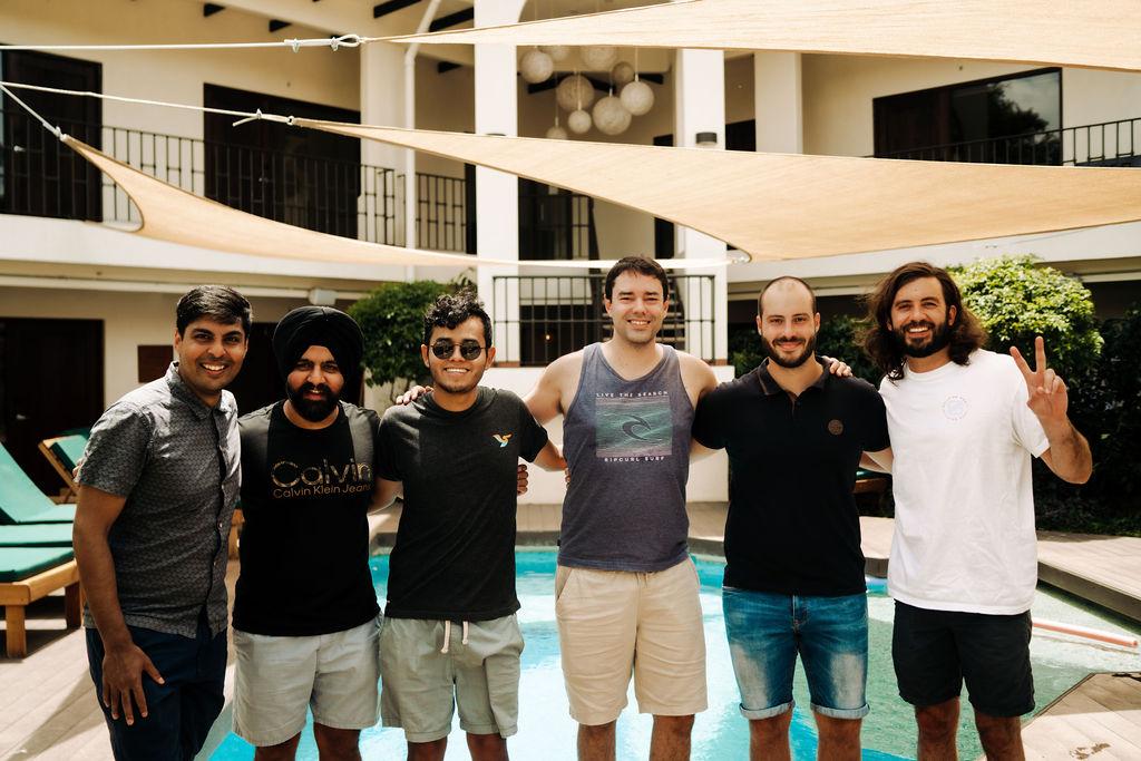 Building Swell team photo at ONDA Playa Grande