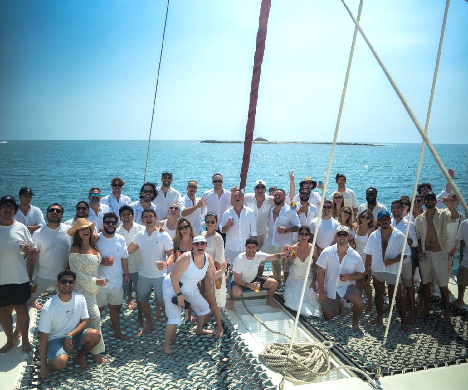 Outbuild team catamaran during ONDA Playa Grande offsite