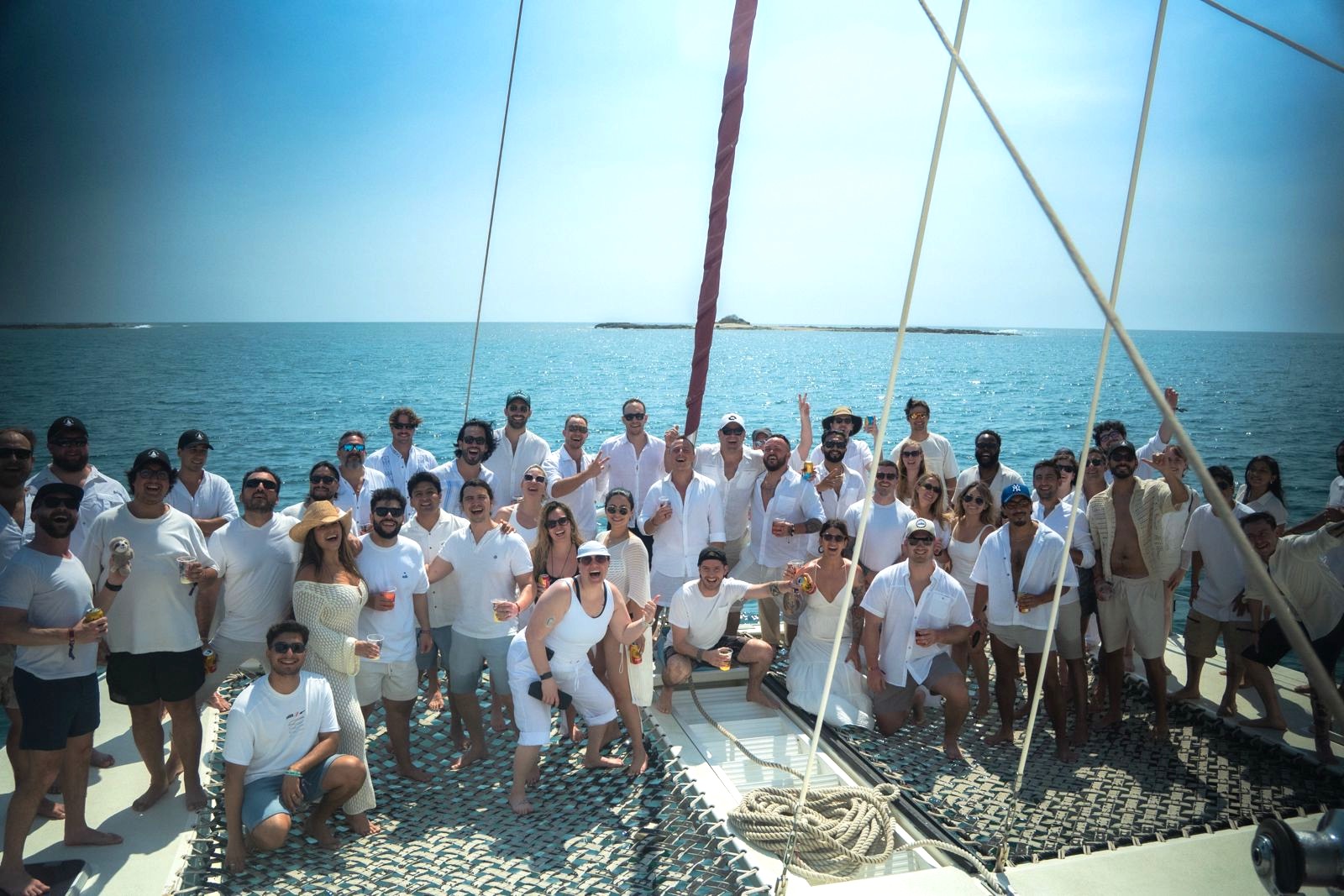 Outbuild team catamaran during ONDA Playa Grande offsite