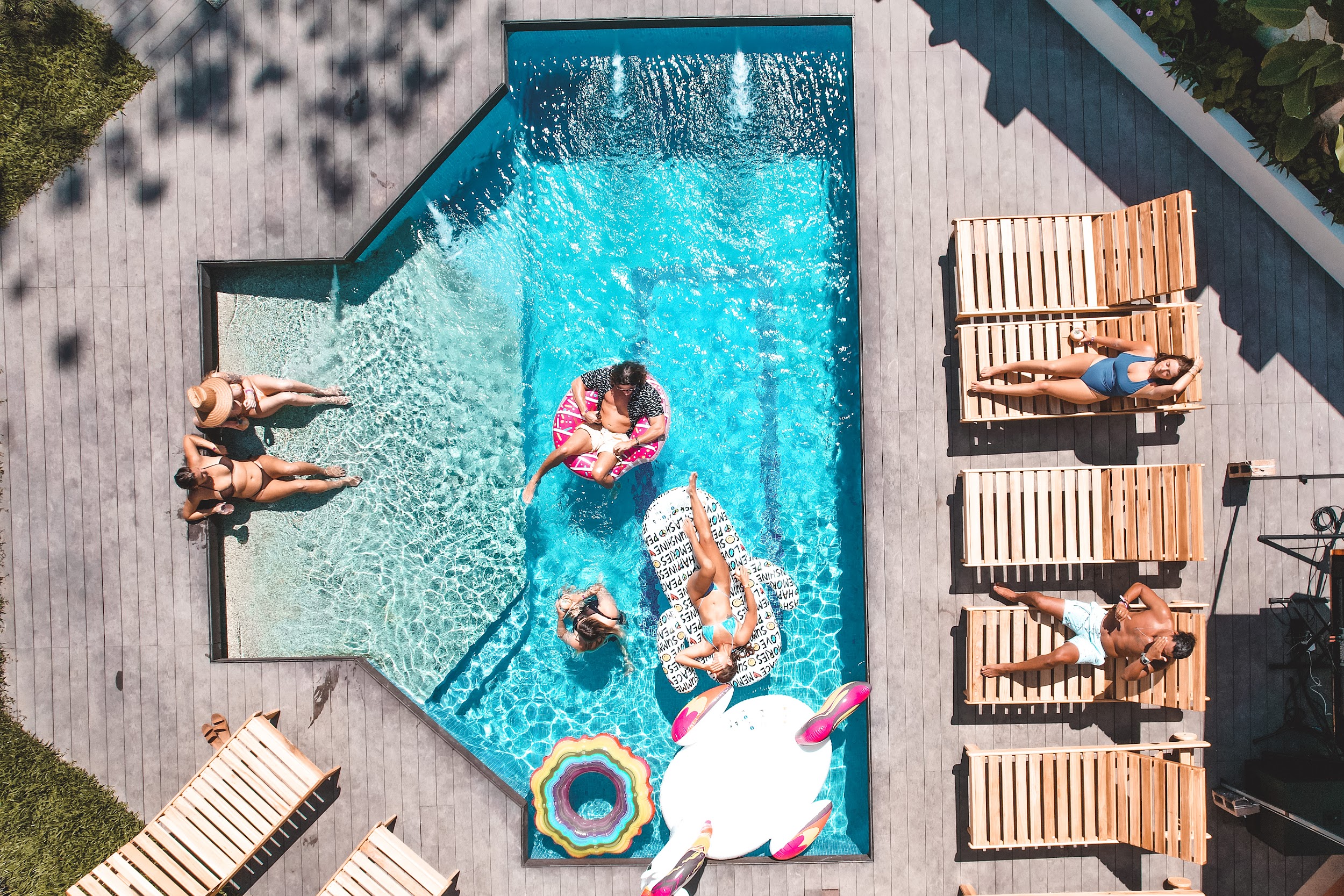 Aerial view of ONDA Playa Grande pool